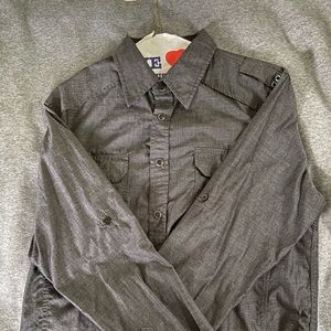 Coastal Long sleeve Snap-Button down, Medium